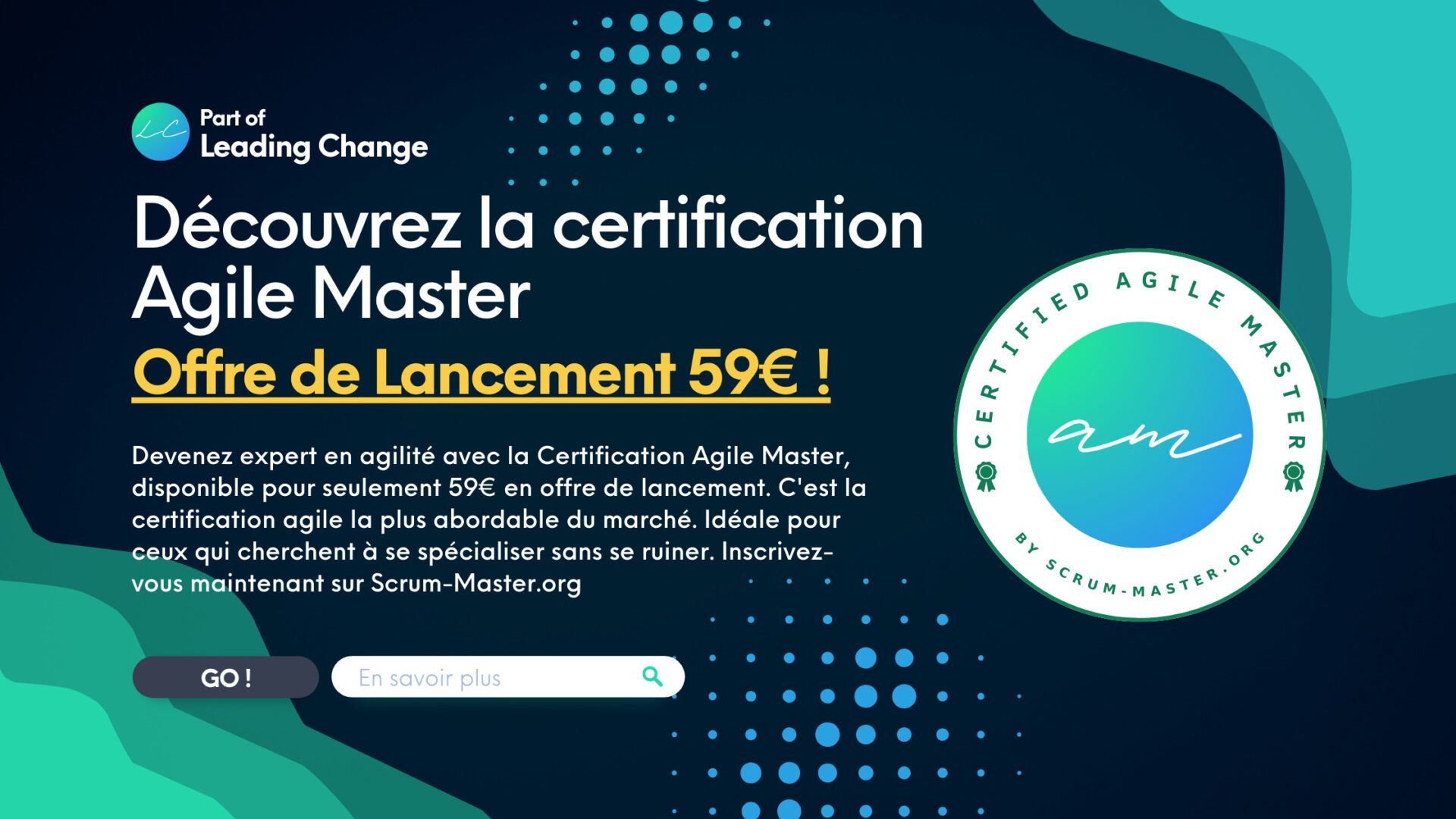 banniere certification Agile Master moderne scrum master org 2 Certification Agile Master