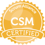 badge de certification Scrum Master CSM Scrum Alliance, formation pas cher non finançable par le CFP