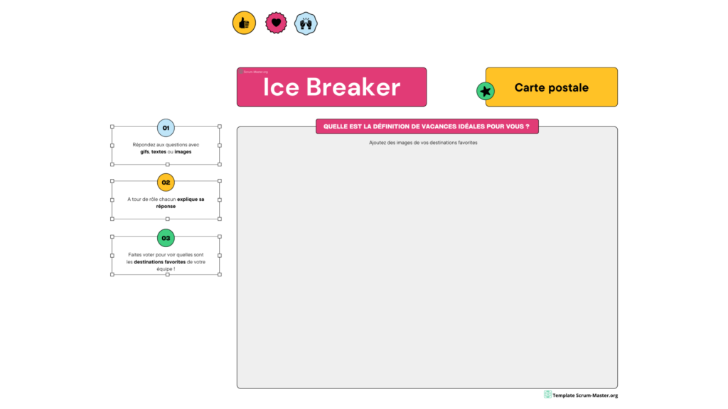 icebreaker vacances carte postale vacances Top 3: summer icebreakers with free Miro or Klaxoon templates
