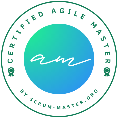 Certification Agile Master badge 500 Hall of Fame Agile Masters